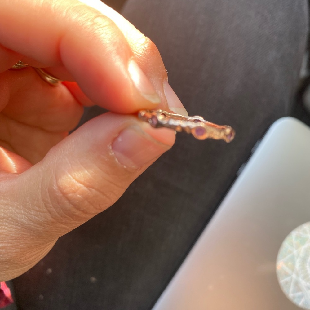 Communion by Joy Ring: Rose Gold with Pink Sapphires